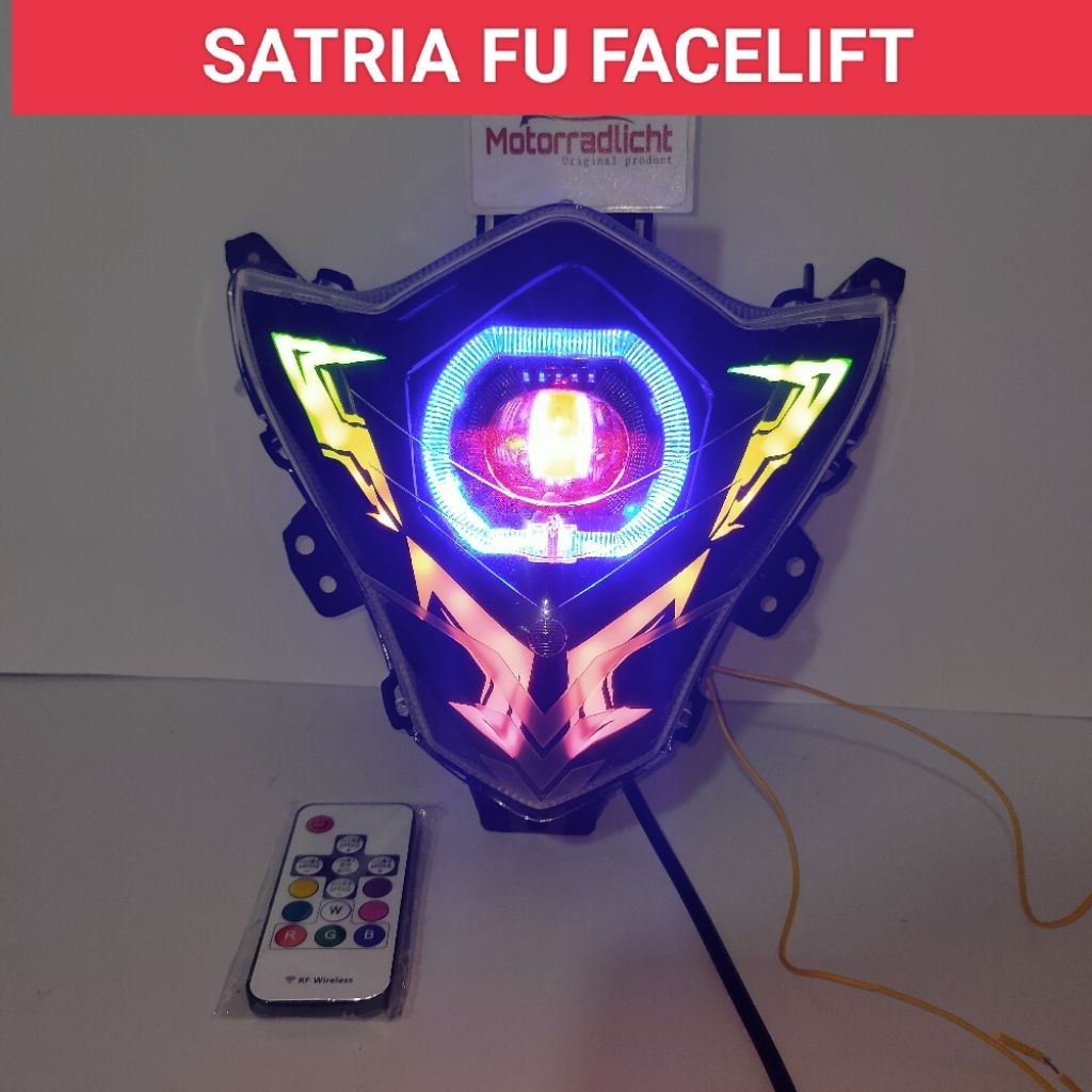 projie satria Fu facelift/reflektor satria Fu rgb remot