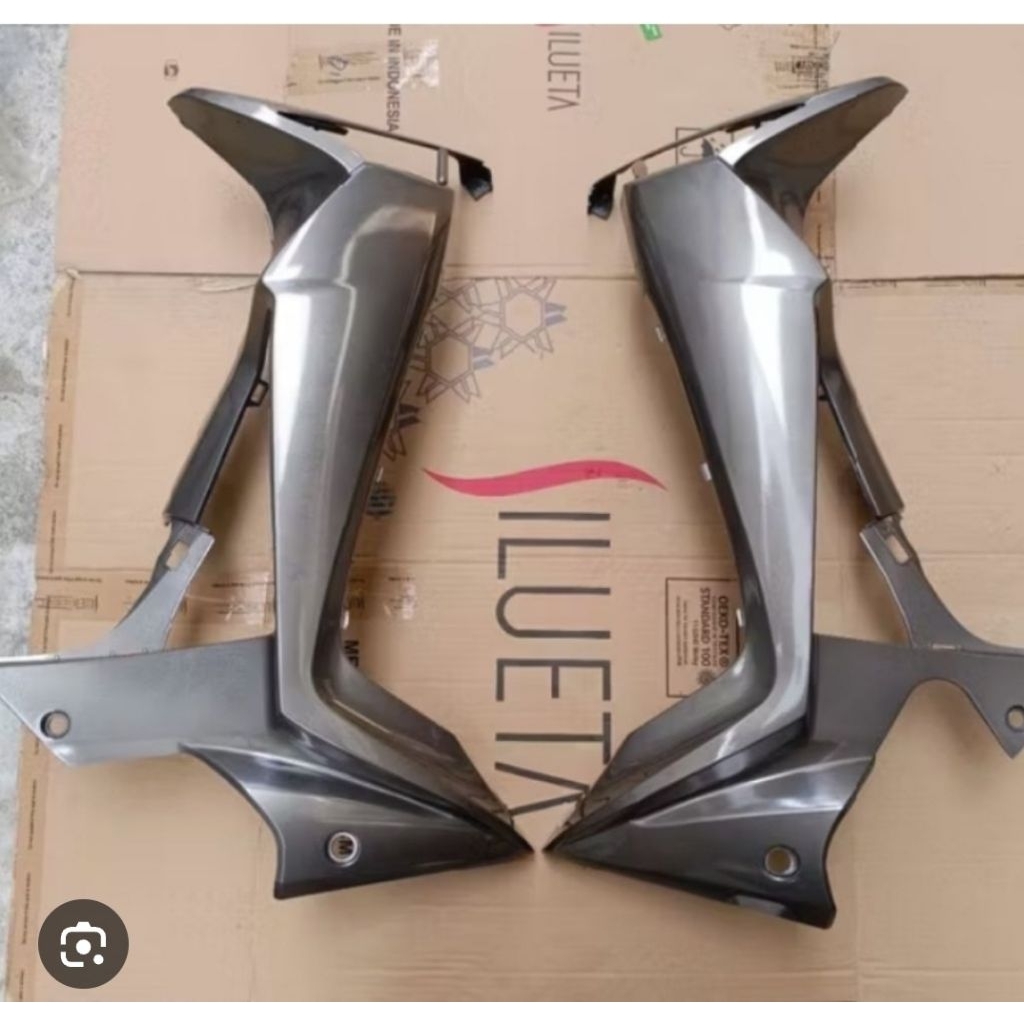 Sayap Depan Plus Slebor Depan Supra x 125 Batman Abu Metalik