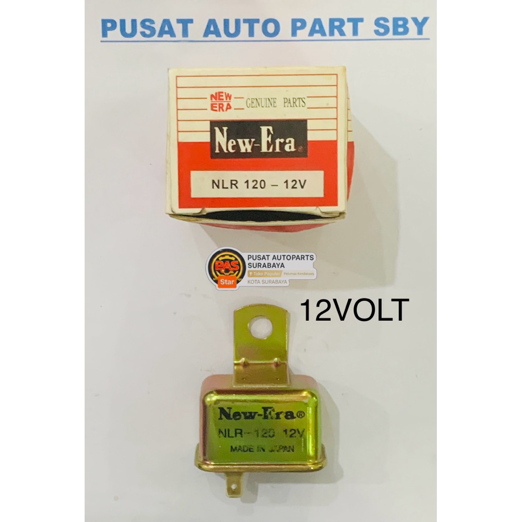 Peetparadise Relay Klakson / Horn Relay 3 Kaki 12 Volt Nlr-120 & 24 Volt Nlr-122 Era