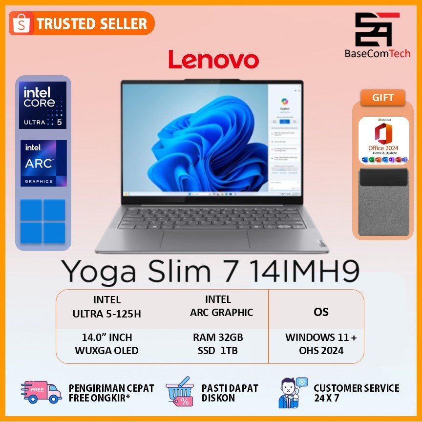 Lenovo Yoga Slim 7i Ultra 5 125H 16GB/512GB 14.0 inchi WUXGA TOUCH OLED