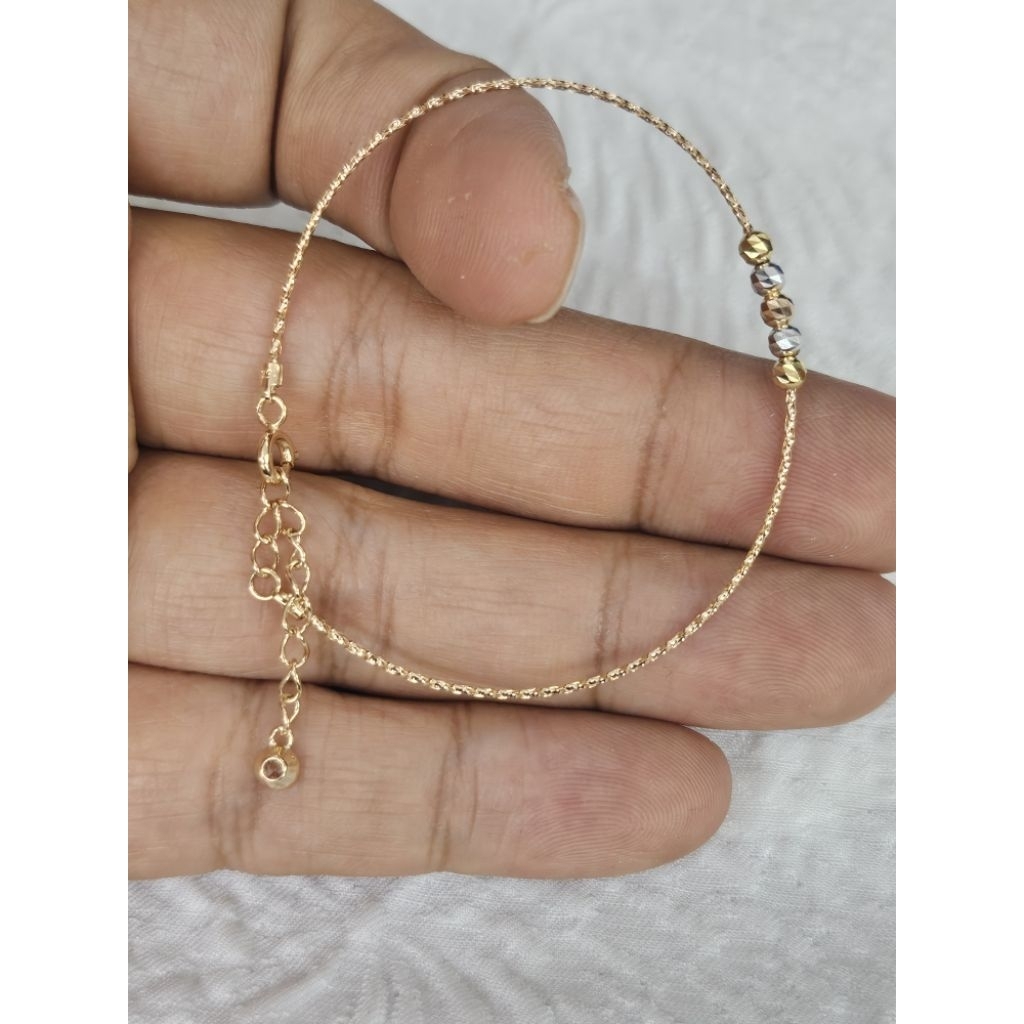 gelang model pro italy bola bola krawangan emas 70% 700 70% 16k