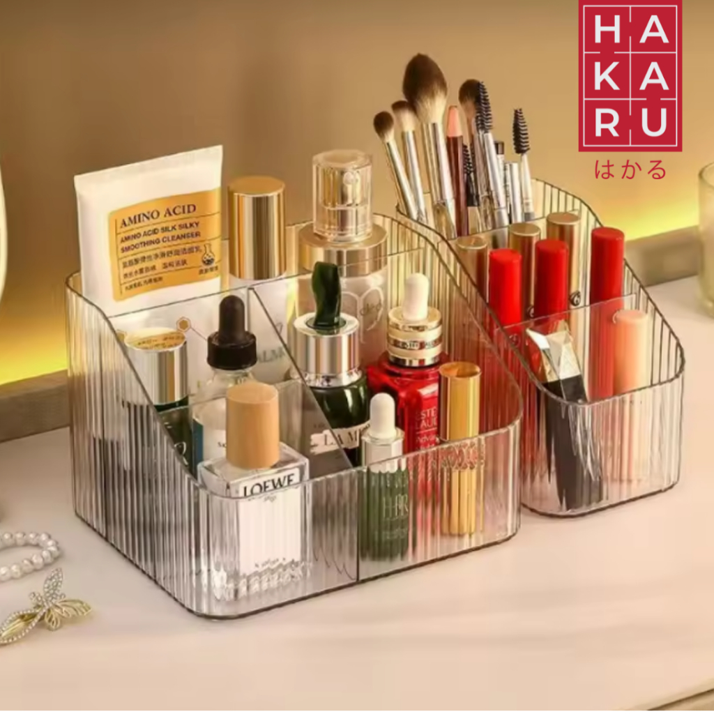 HAKARU - AITO Penyimpanan Kosmetik Aesthetic Wadah Tray Akrilik Skincare Kotak Minimalis