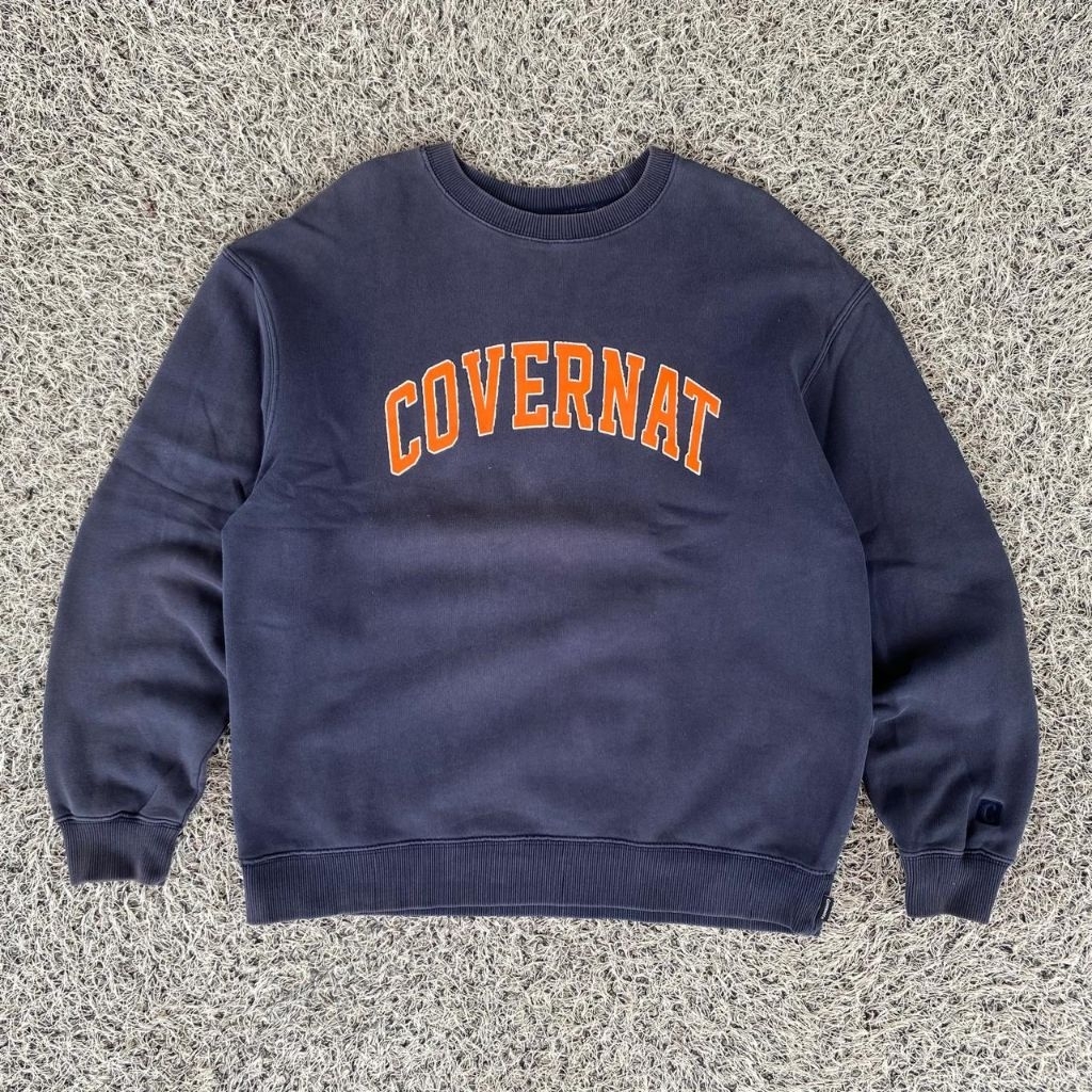 covernat big logo sweater shirt crewneck covernat original