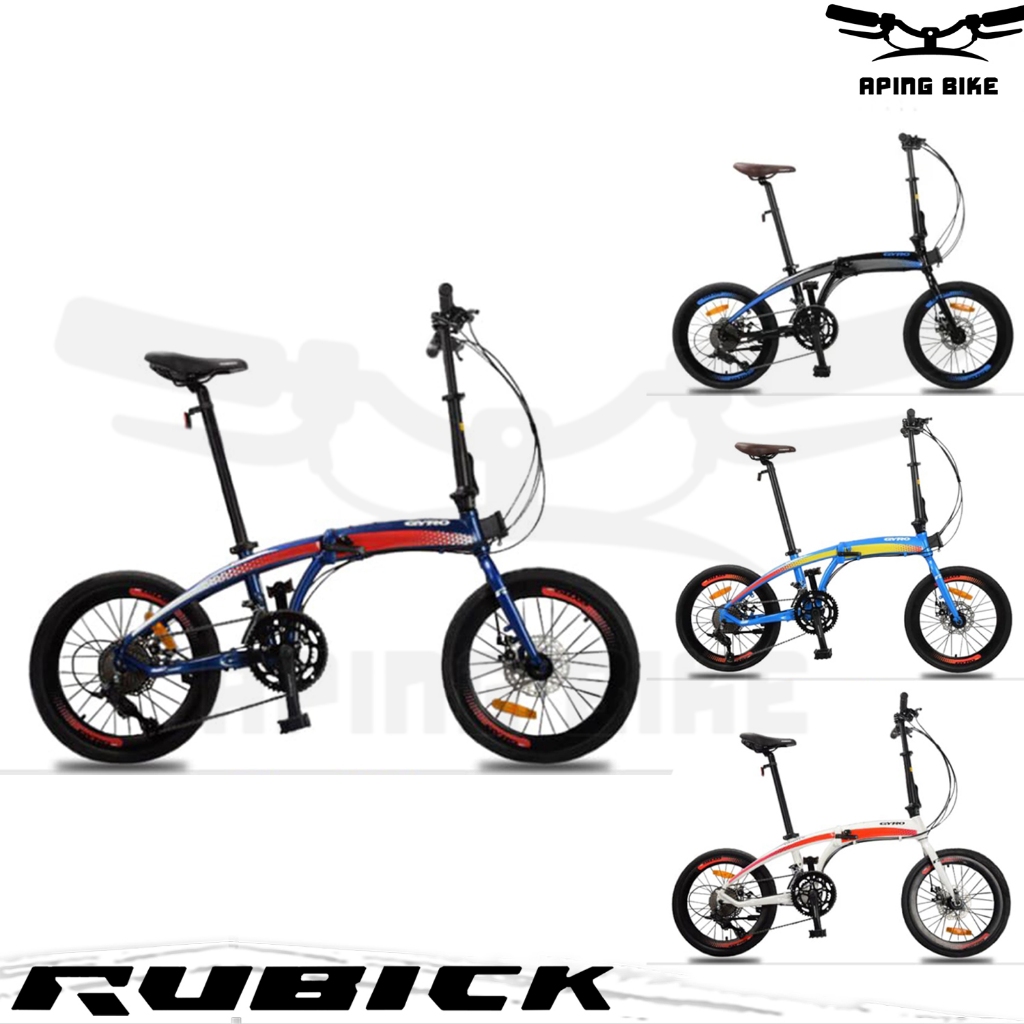 Sepeda Rubick GYRO 20" Sepeda Lipat Dewasa Folding Bike 20 inch