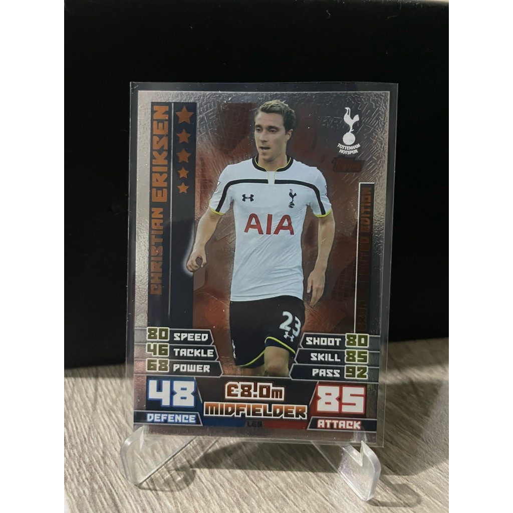 Christian Eriksen "Brown Limited Edition", topps match attax 2014/2015