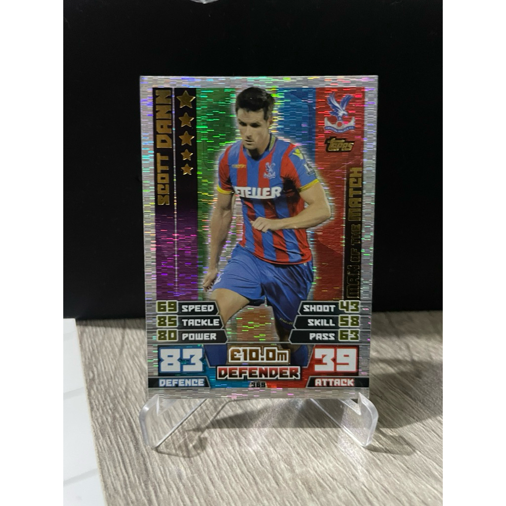 Scott Dann "man of the match", topps match attax 2014/2015