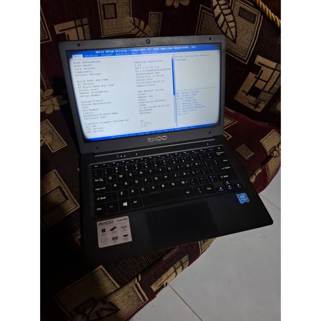 MESIN MOBO AXIOO MYBOOK 11G