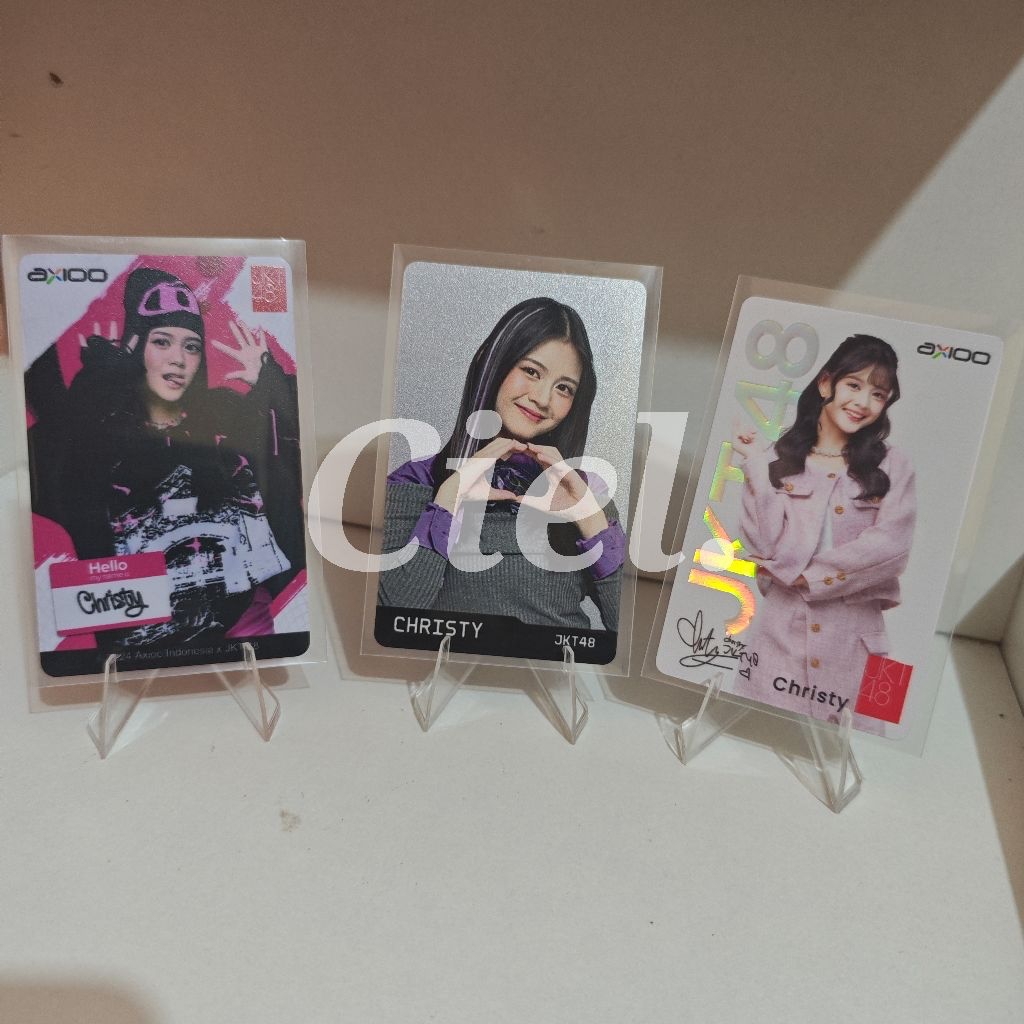 Photocard - PC Christy JKT48 x Axioo V1 V2 V3