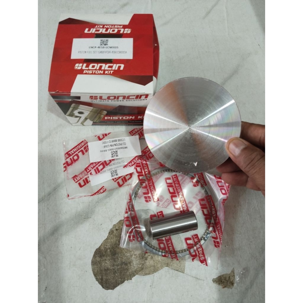 piston set loncin16 hp/ 460/459....92mm gepeng/resing