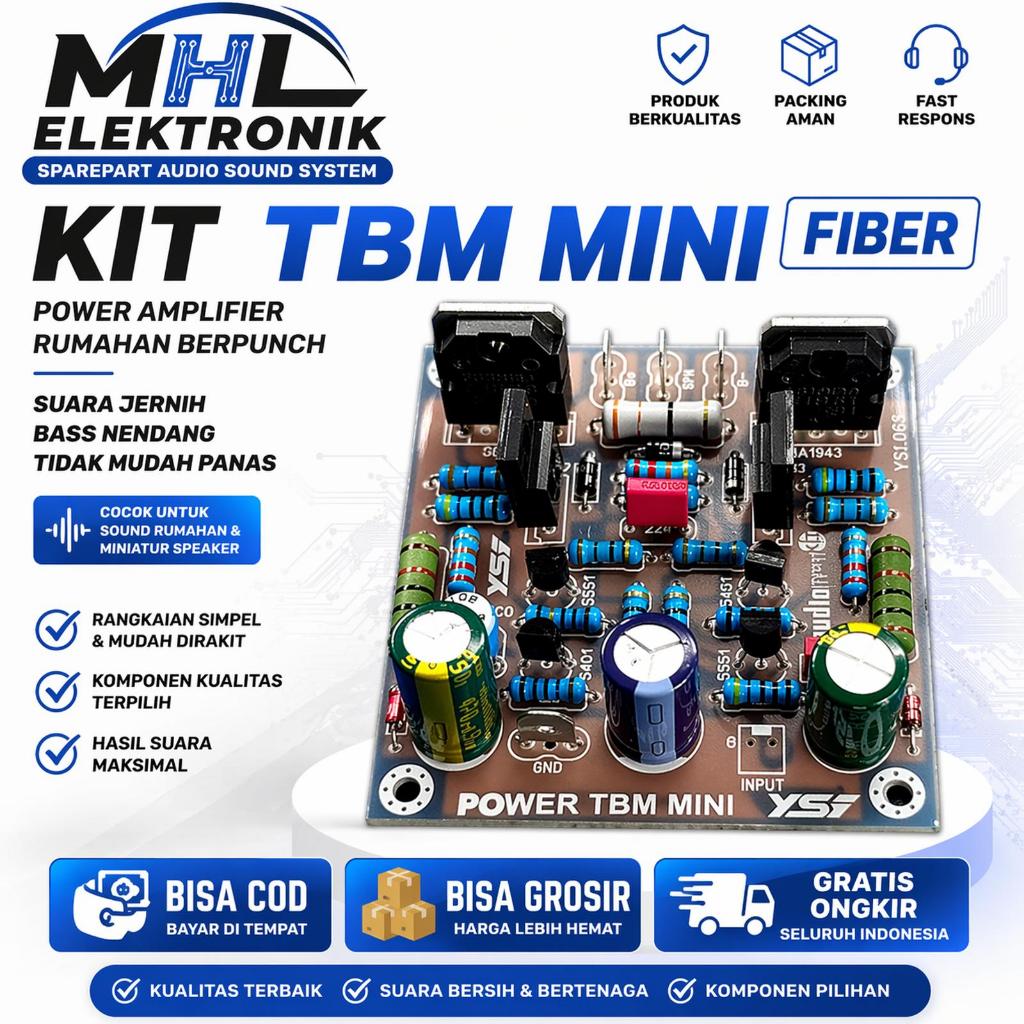 Kit Power TBM Mini KIT Power Amplifier TBM MINI PCB FIBER