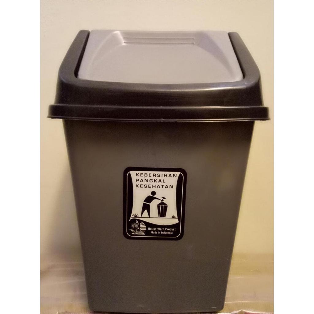 Tempat sampah tutup goyang 5 liter yutaka TEMPAT KOTAK SAMPAH 5 LITER YUTAKA GOYANG SEGI TEMPAT SAMP