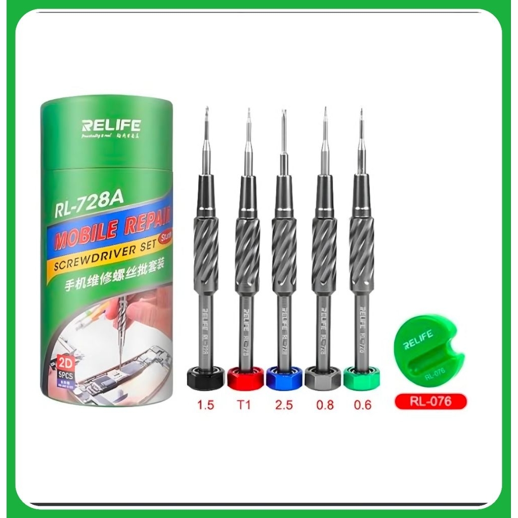 Screwdriver obeng set RELIFE RL-728A