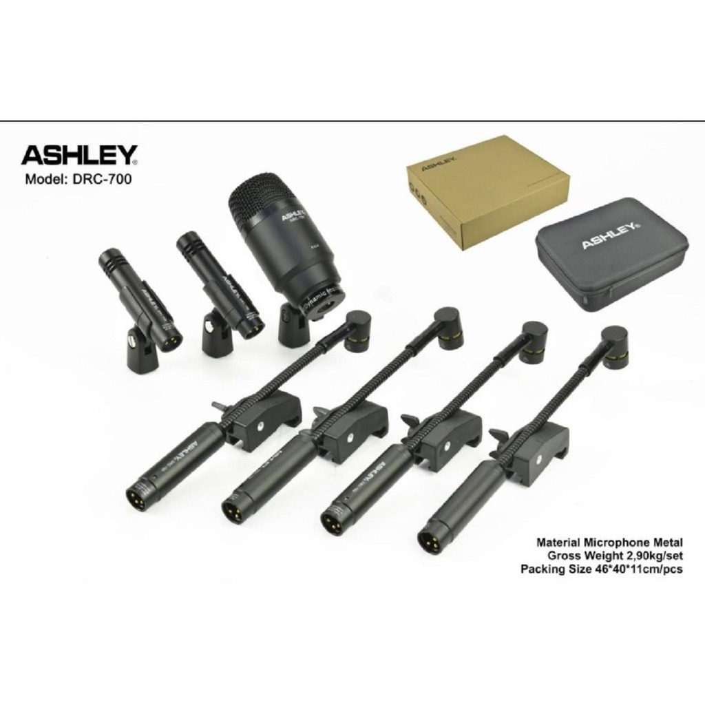 Mic Drum Set Ashley DRC 700 Original