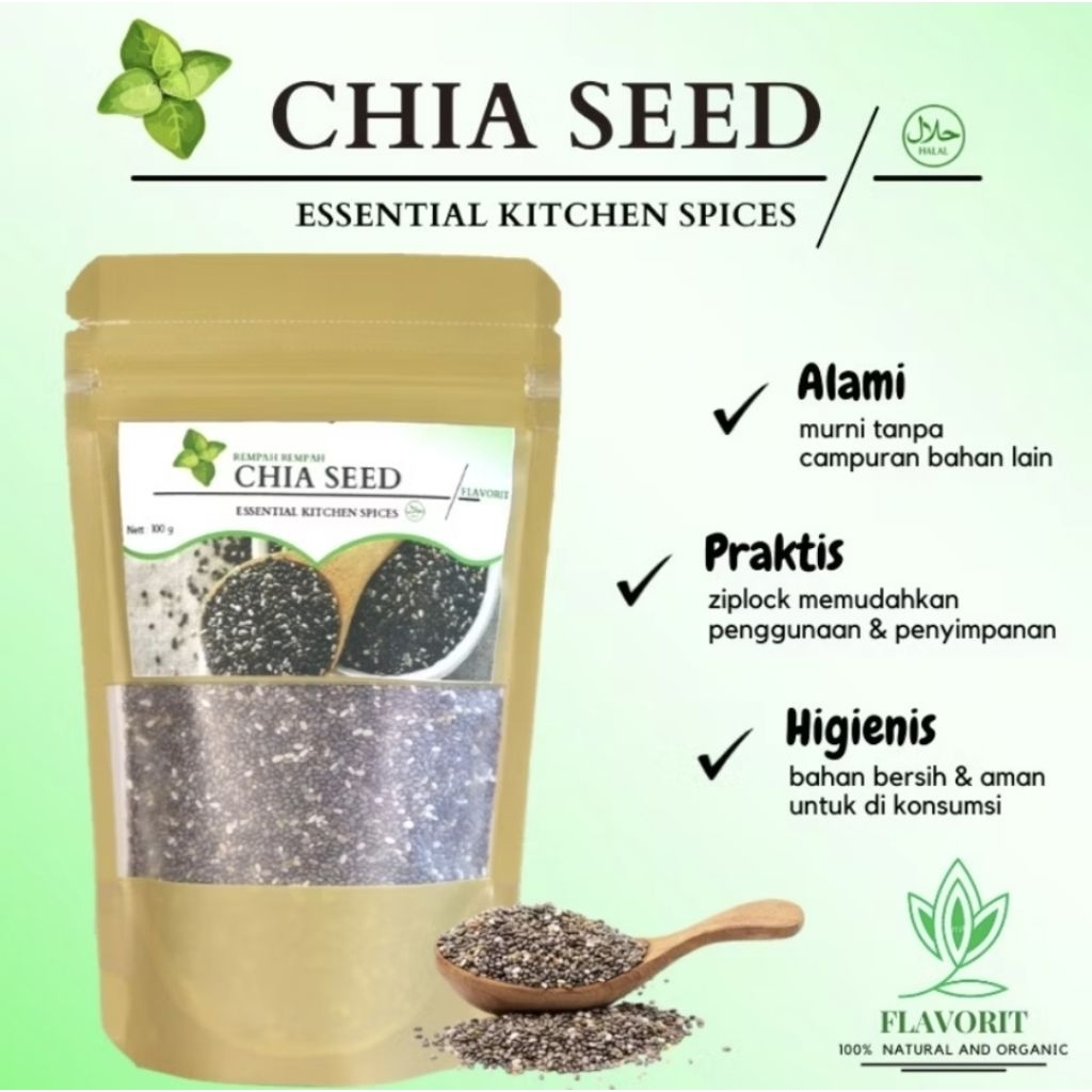 Chia Seed organik 50 gram/ Cia seed