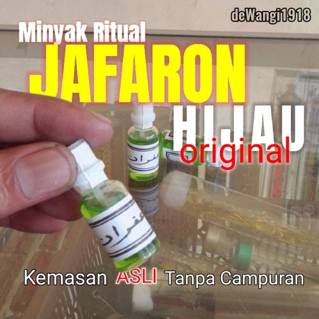 minyak Jafaron zafaron hijau original segel
