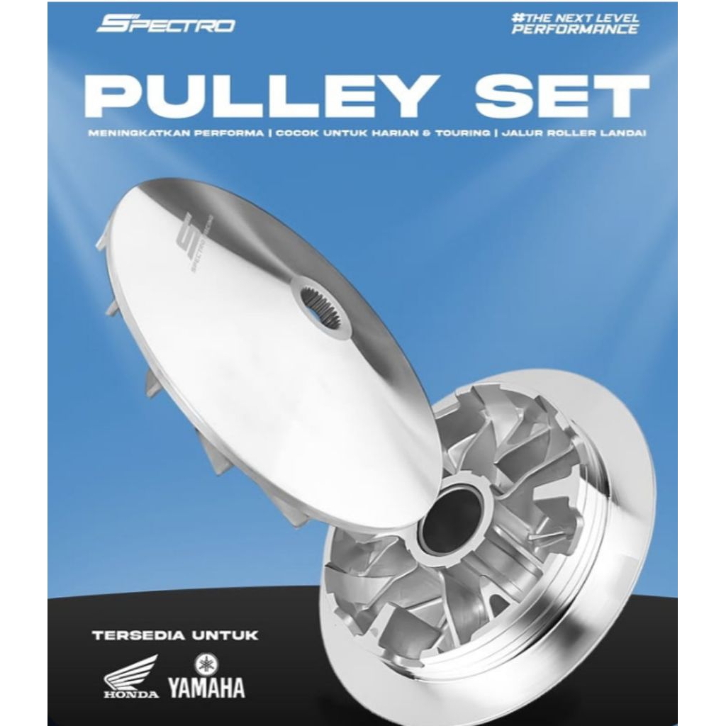 Pully Depan 13,8 Racing (SPECTRO) Beat Fi/Esp Scoopy Fi/Esp Genio Beat New Beat Delux Scoopy New Var