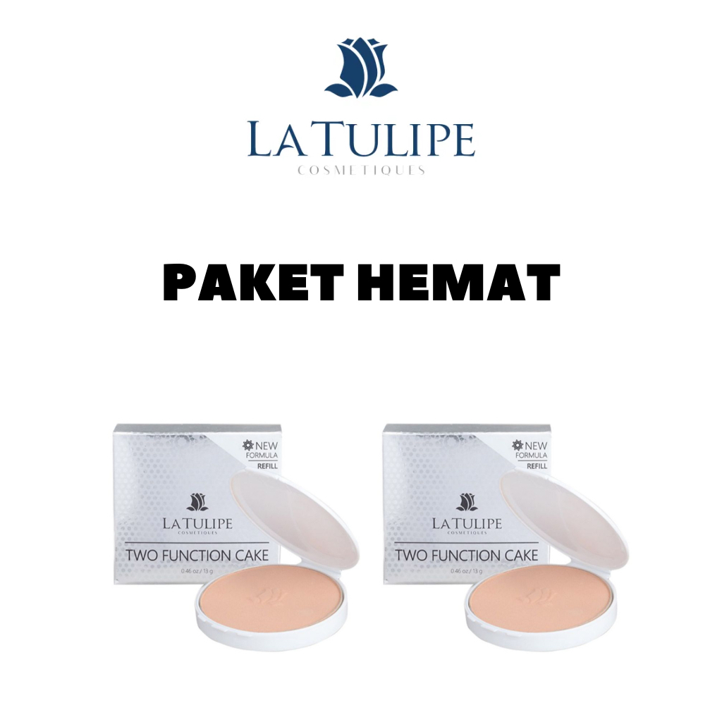 La Tulipe Paket Hemat Y15 Refil Two Fanction Cake / Bedak padat / Twc