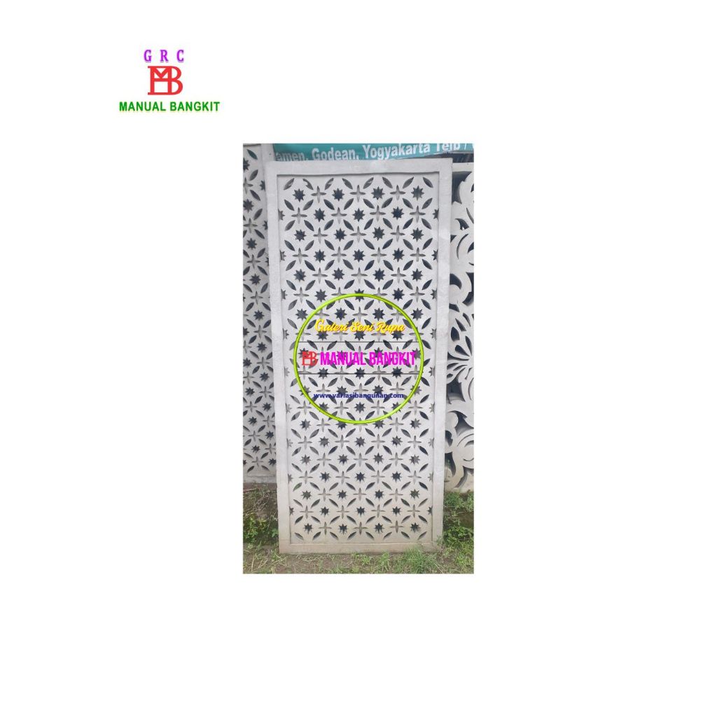 Krawangan GRC Motif Batik Kawung