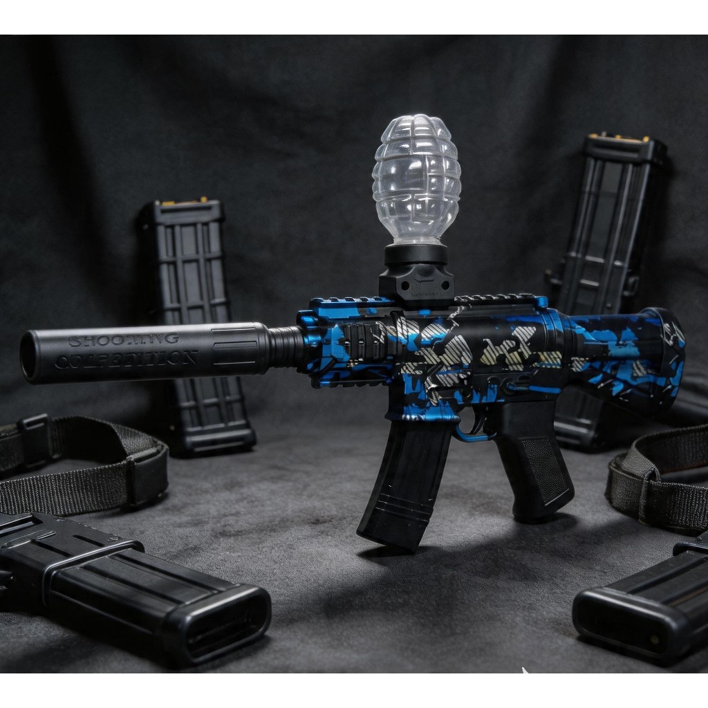 Mainan Water Gel Elektrik Anak AK47  shoting hero  Otomatis Manual Gell Blaster Kado Ulang Tahun Lak