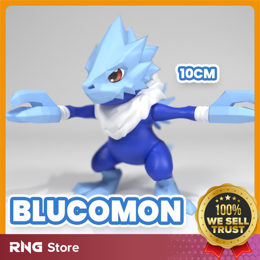 Blucomon Rookie Digimon Figure Toys Statue Action Figure