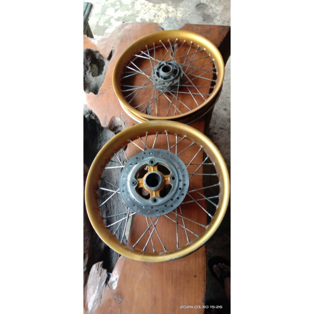 VELG JARI JARI TIGER REVO RING 17 TAPAK LEBAR SIAP PAKAI