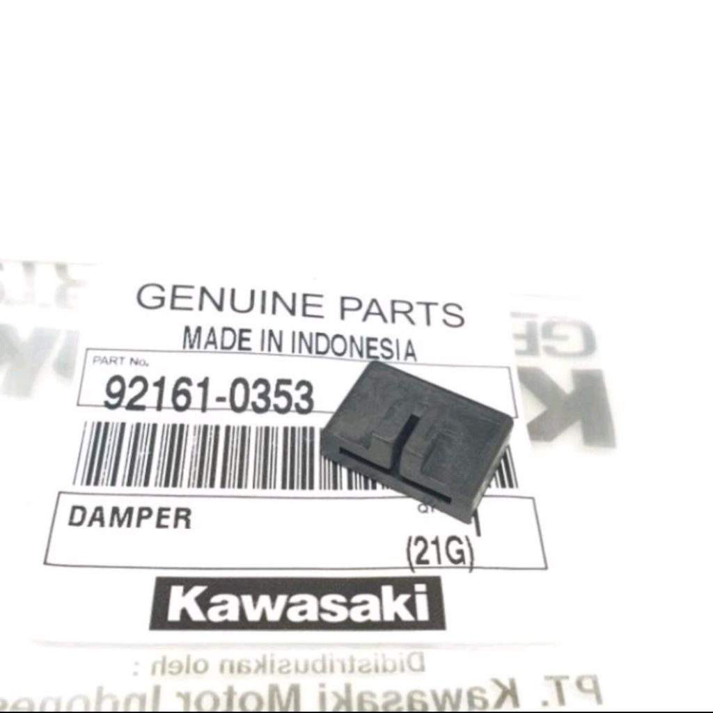 KARET DAMPER SAYAP SHROUD RADIATOR NINJA R NINJA SS ORIGINAL KAWASAKI