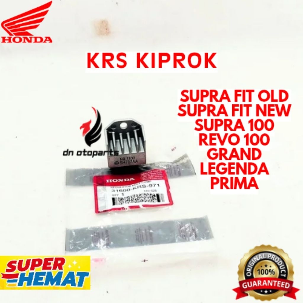 KIPROK ORIGINAL HONDA KODE KRS, KIPROK SUPRA FIT OLD, KIPROK SUPRA FIT NEW, KIPROK SUPRA 100, KIPROK