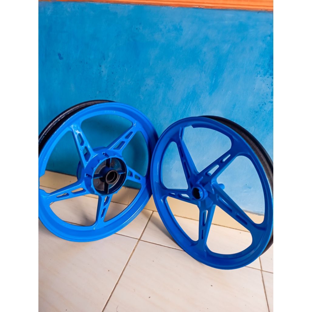 PELEK VELG RACING 1SET DEPAN BELAKANG MOTOR YAMAHA JUPITER Z1 ROBOT JUPITER Z BURHAN PNP JUPITER MX 