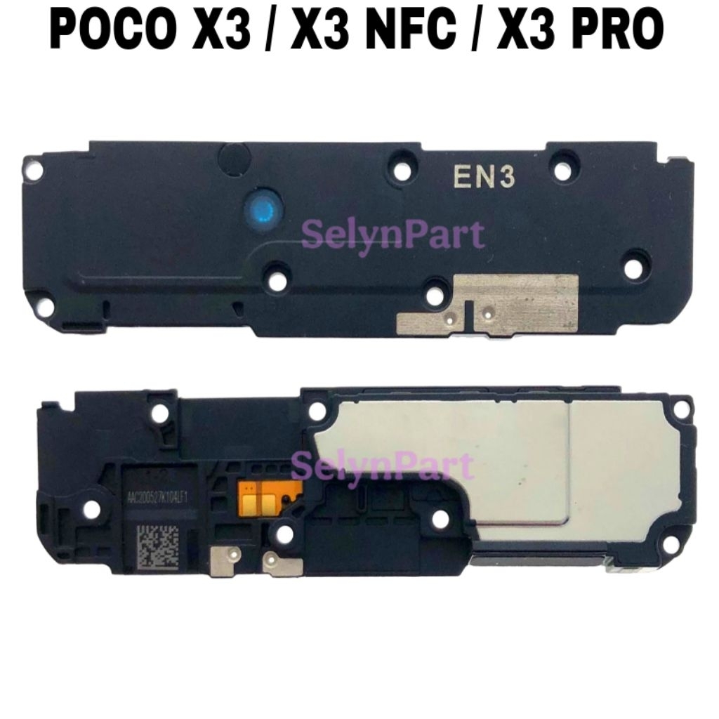 SPEAKER MUSIK BAWAH / BUZZER BAWAH FULSHET ORI HP POCO X3 / X3 NFC / X3 PRO