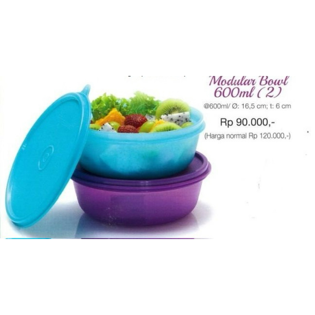 modular bowl 600ml tupperware