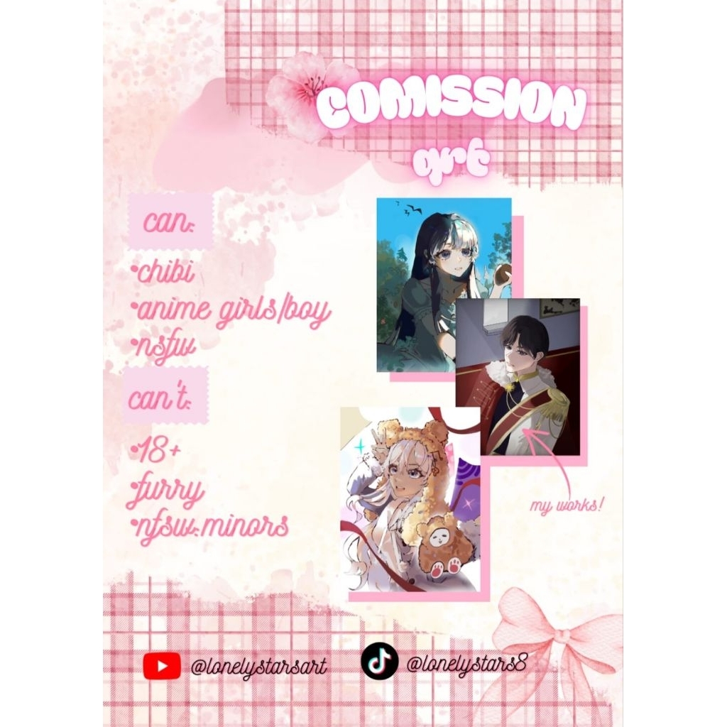 JASA COMMISSION ART OPEN /DIGITAL ART ONLY 