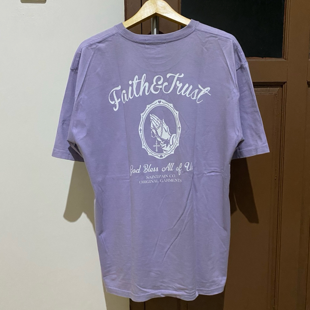 Saintpain Faith & Trust Jesus Tee