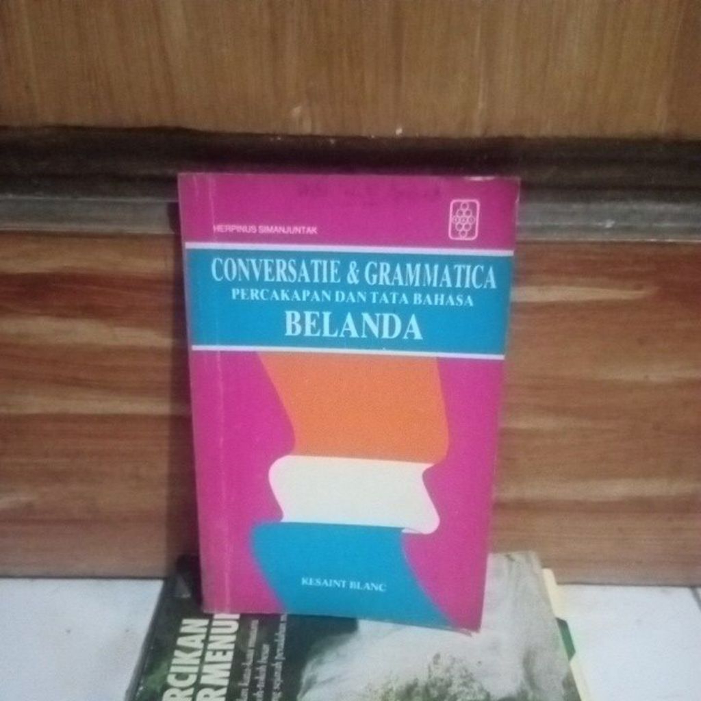 buku bekas; Conversatie & Grammatica Percakapan & Tata Bahasa Belanda oleh Herpinus Simanjuntak