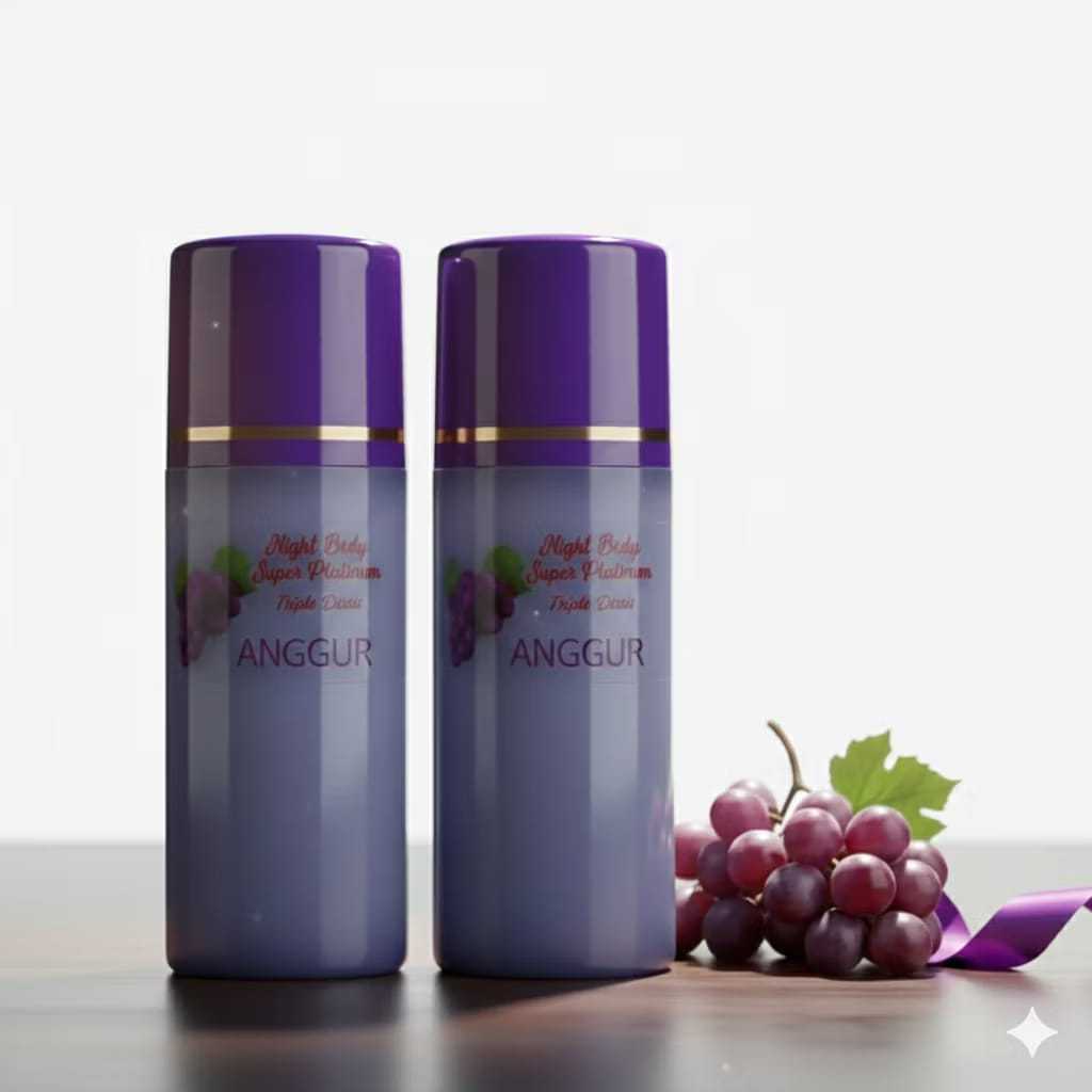 Lotion Pemutih HB Anggur Klobe Super - Dosis Tinggi, Cepat Meresap, Aroma Anggur Menyengat