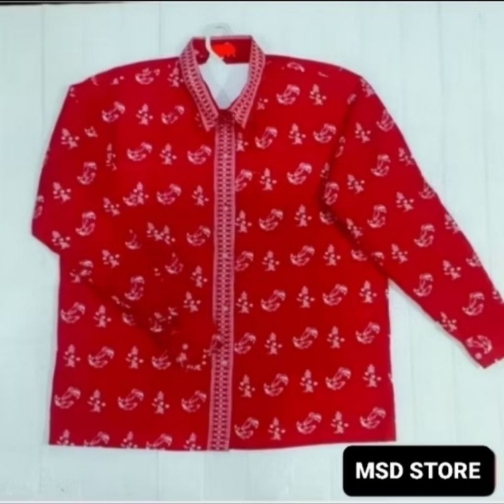 BATIK LELE SD NEGERI KOTA BEKASI (LENGAN PANJANG)