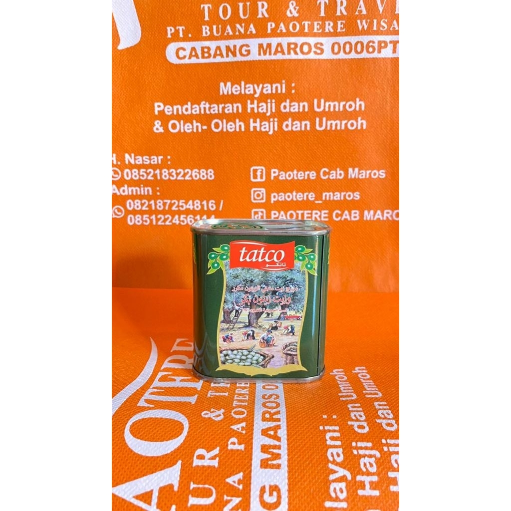 TATCO Minyak Zaitun| Kemasan Kaleng ORI 100%
