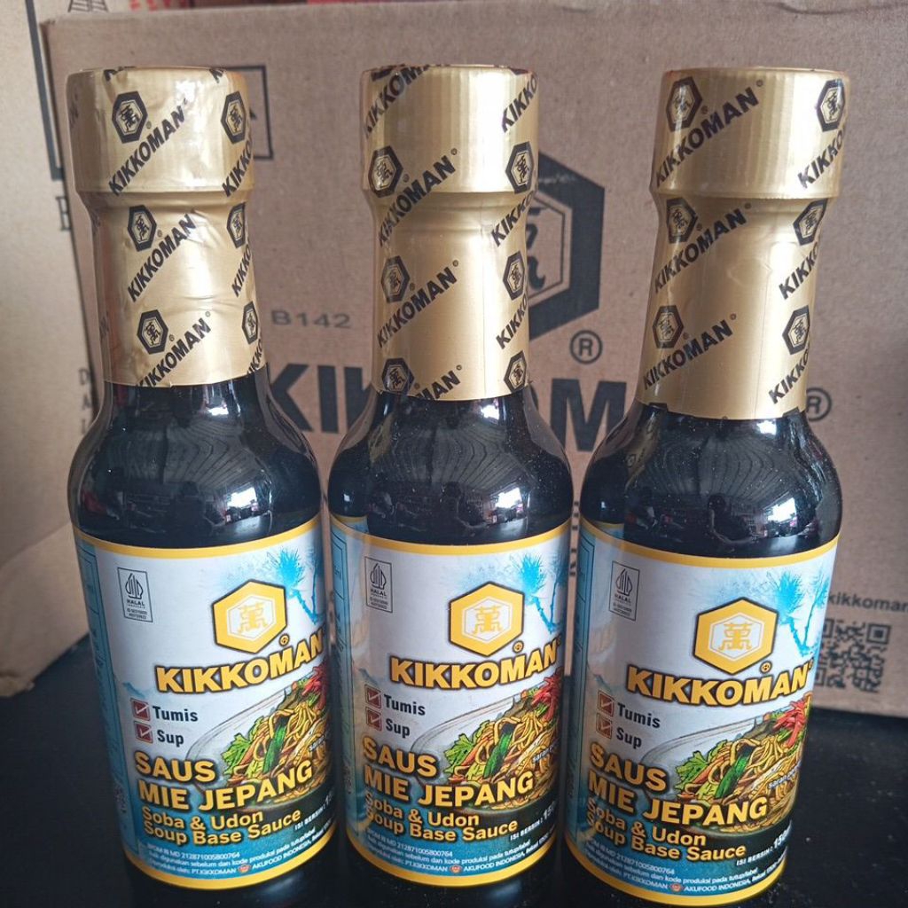 Kikkoman Saus Mie Jepang ( Soba & Udon Soup Base Sauce) uk 150ml
