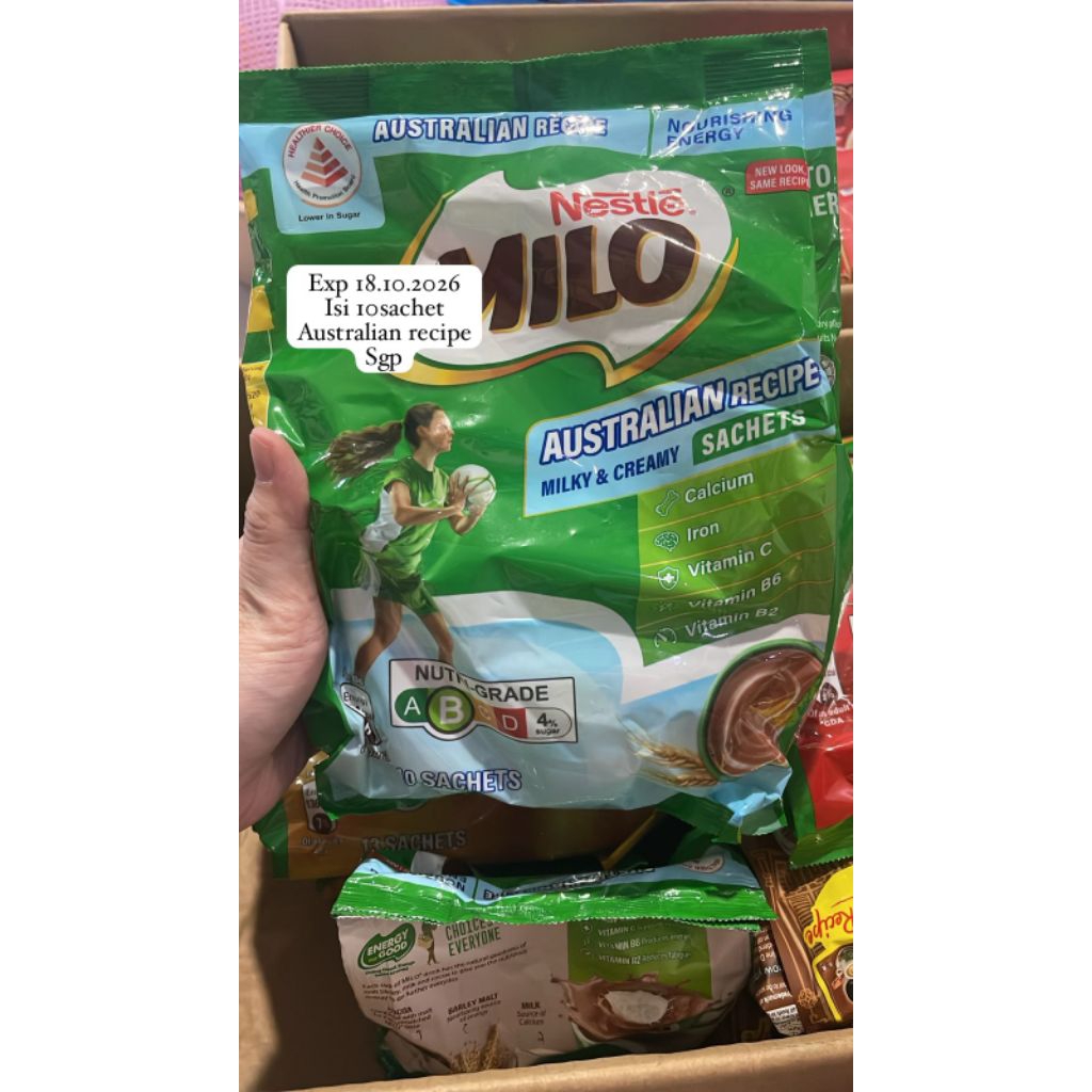 Imp Milo Australia 1bungkus  isi 10sachet Rekomen