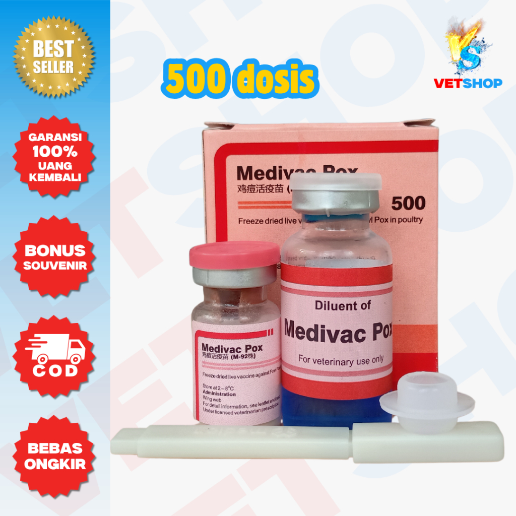 Medivac Pox 500 Dari MEDION - VETSHOP