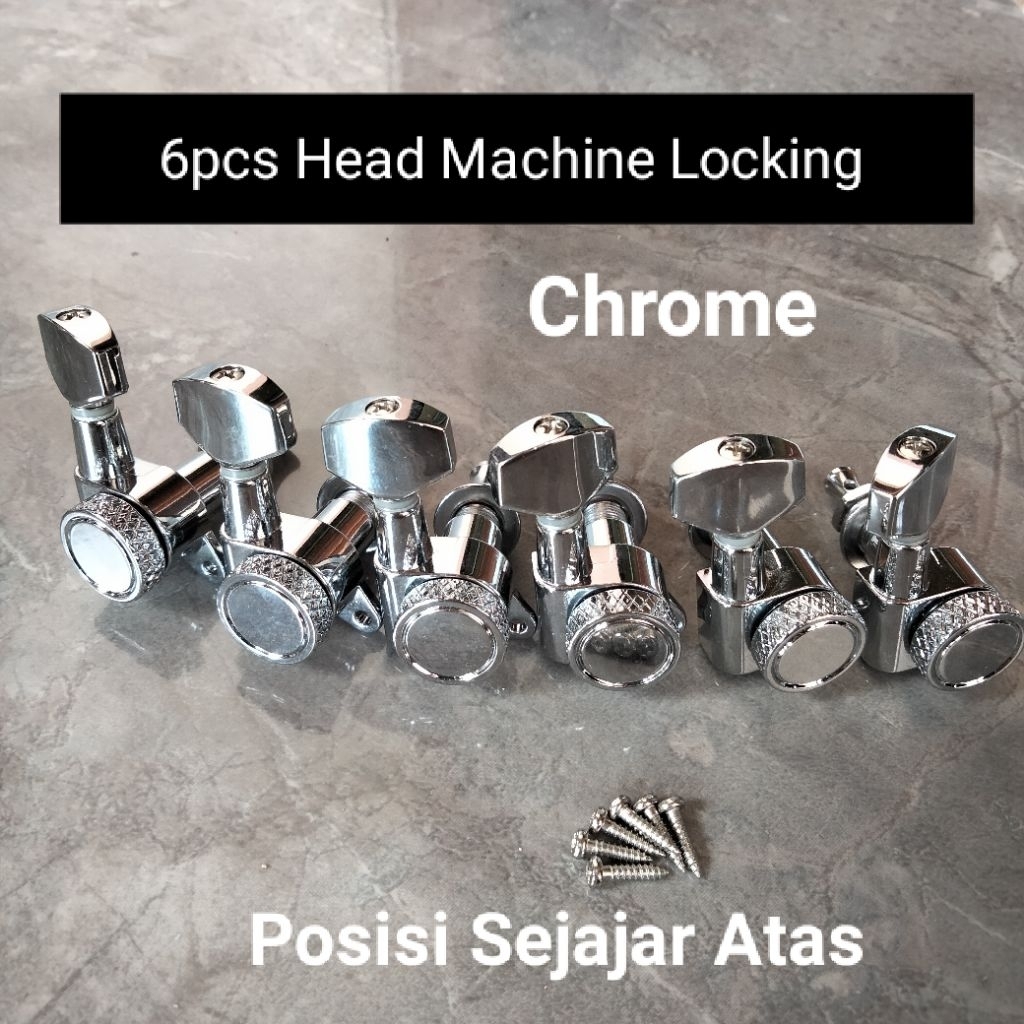 Dryer gitar Locking Tuner gitar locking Chrome