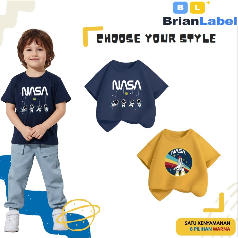 [Harga Grosir] Kaos Anak Premium: Distro Series Cotton Combed 24s