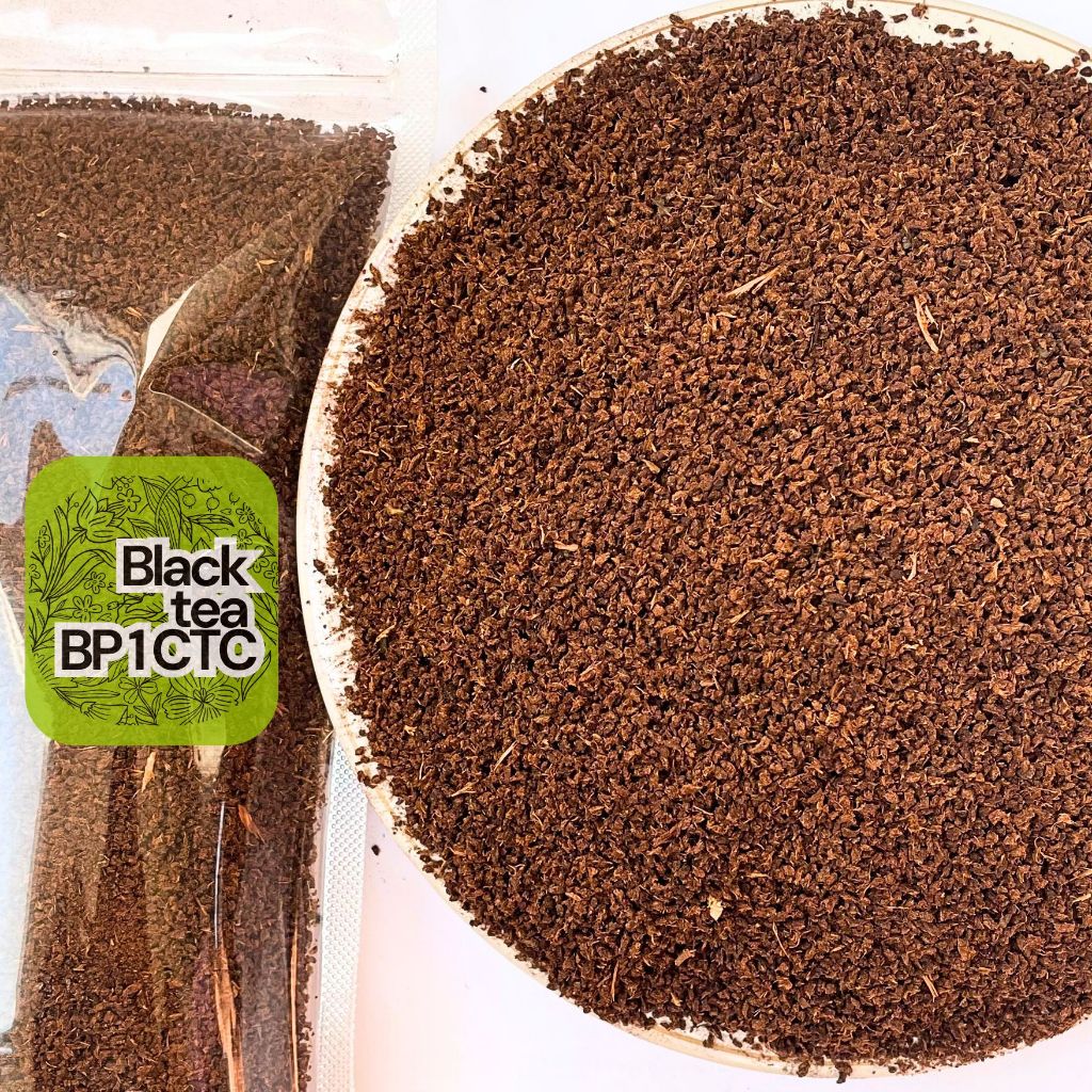 Teh Hitam CTC Loose Tea 1kg 500g Murni Teh Hitam Kafein Tinggi HACCP RA