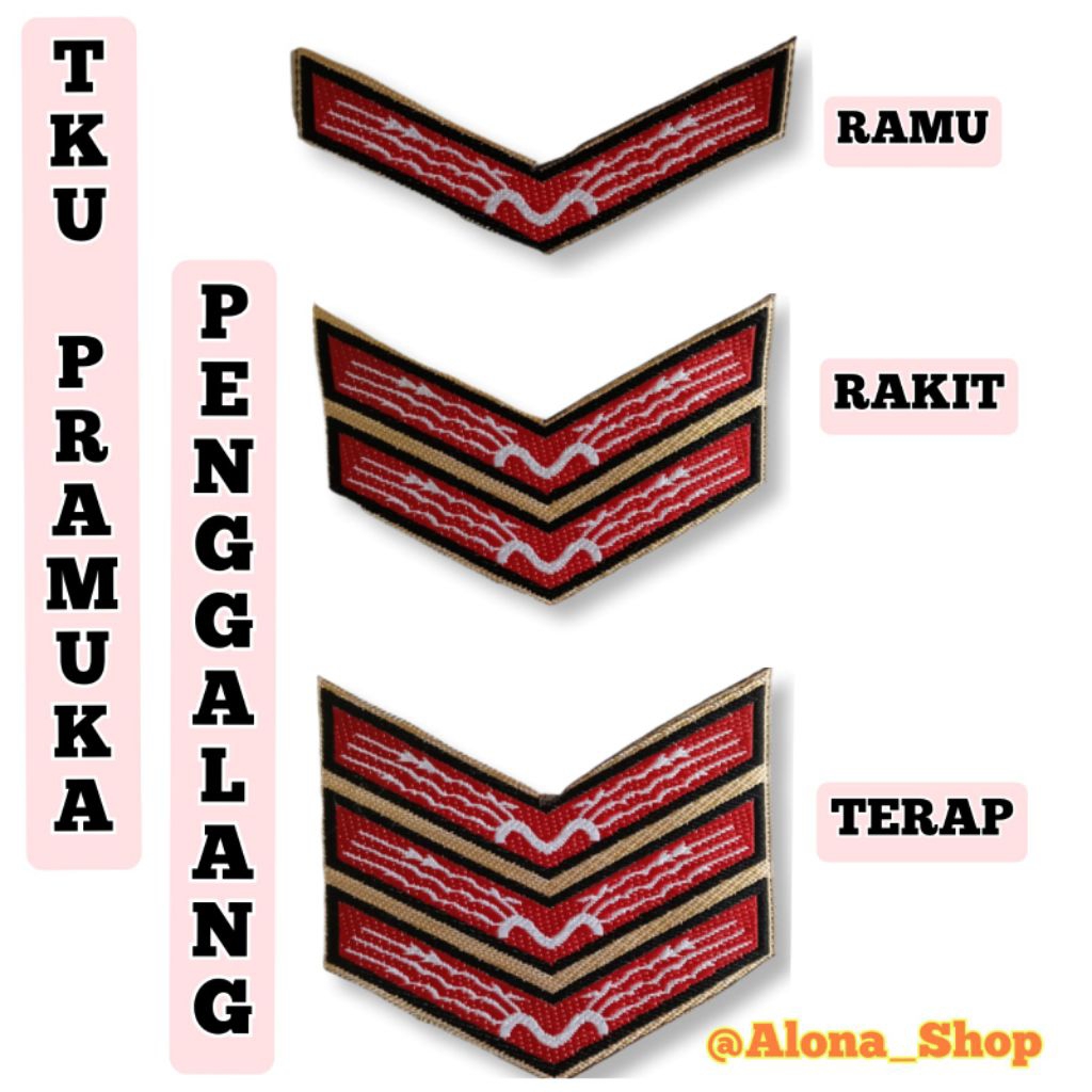 BET/BEDGE TKU PRAMUKA PENGGALANG ( BODRIL )