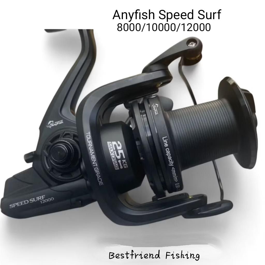 REEL ANYFISH SPEED SURF 8000/10000/12000 - FOR Surf Casting (Spinning Reel)