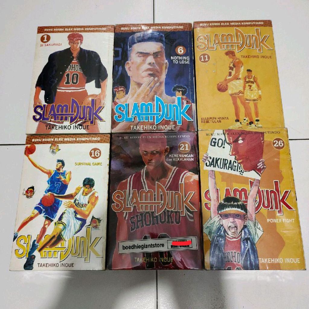Komik Slam Dunk 1-31 tamat, TS