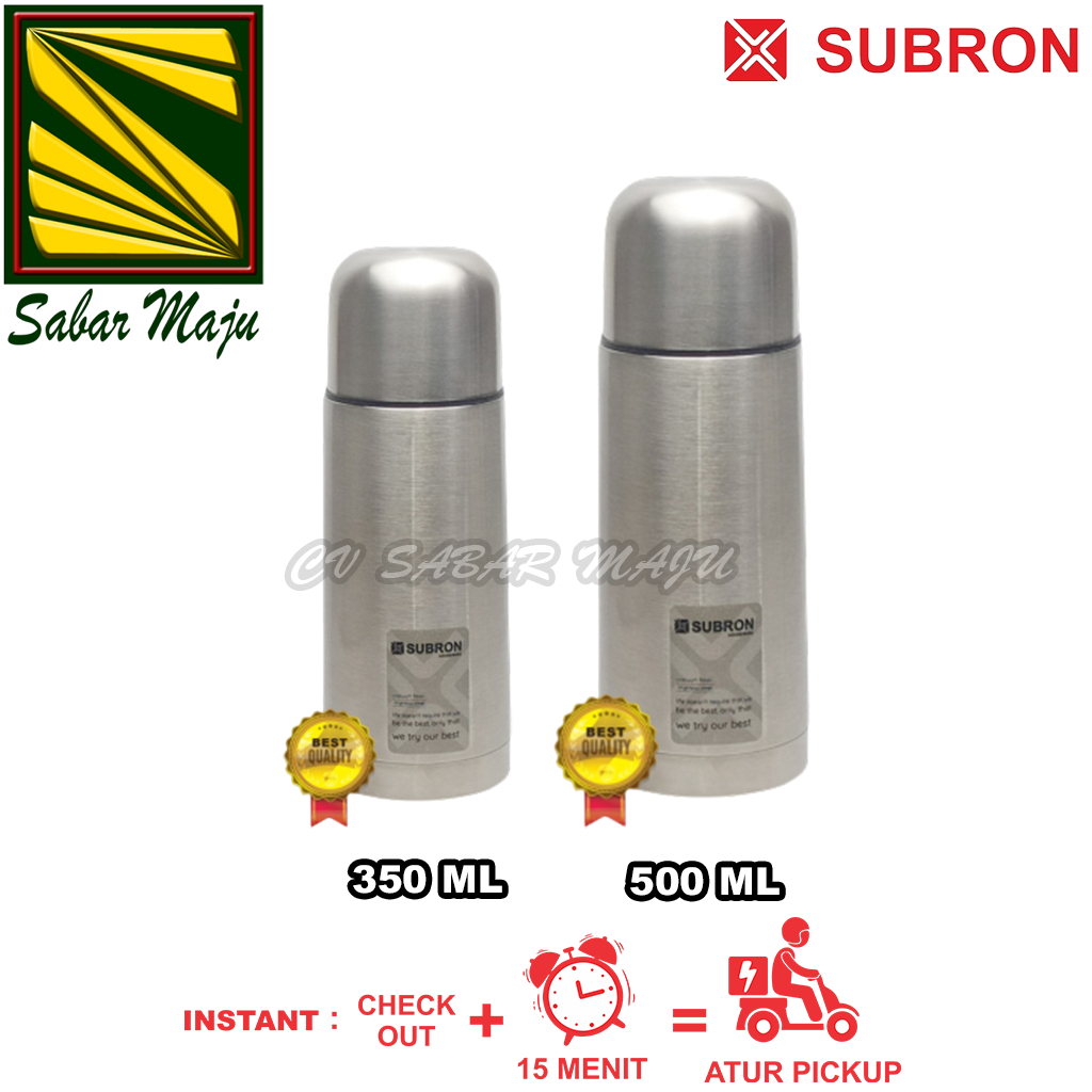 Subron Termos Air Panas, Termos Stainless Steel 350ml, 500ml