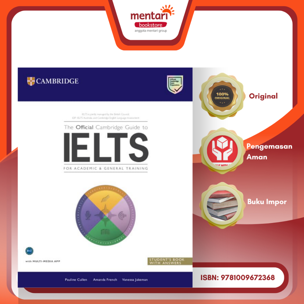 The Official Cambridge Guide to IELTS Student’s Book with Answers + Audio | Buku Persiapan IELTS Aca
