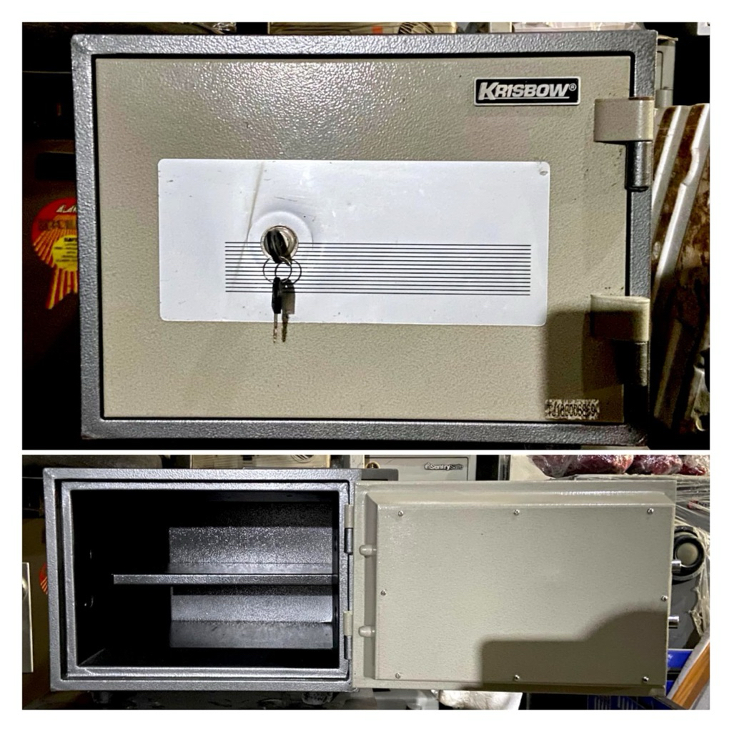 Brankas Krisbow Bekas Brangkas Kecil Tempat Simpan Emas Dan Perhiasan Tahan Api Safety Box