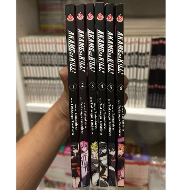 Komik Akame Ga Kill 1-6 set