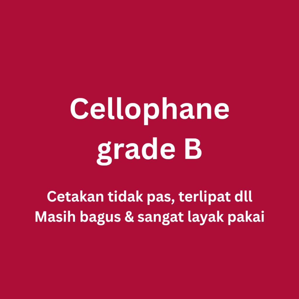 Cellophane grade B | Kertas Buket Bunga